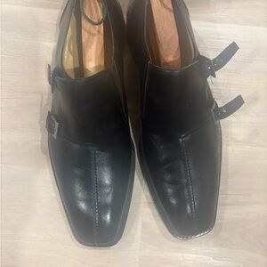 Sleek Black Oxfords with Polished Finish